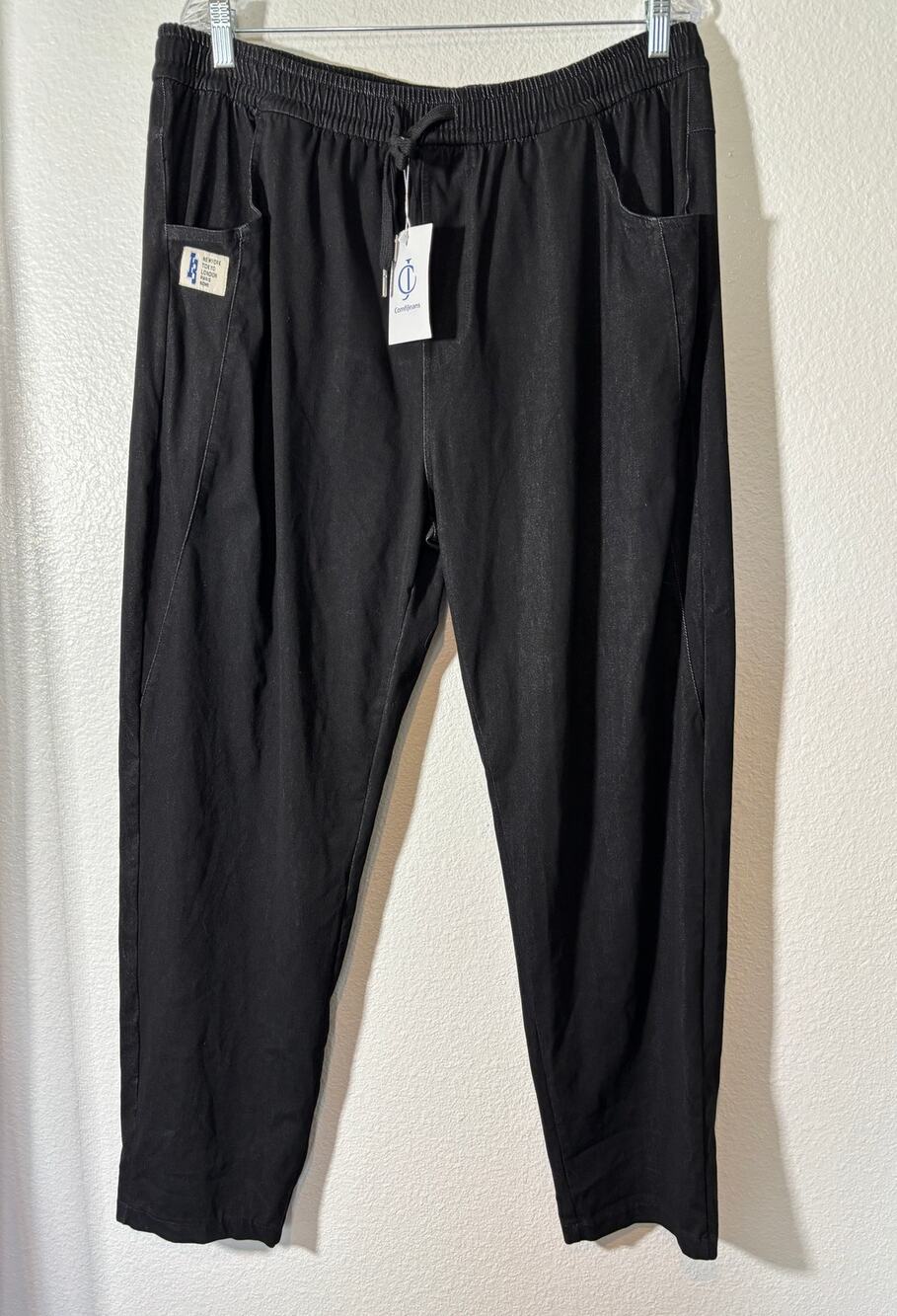 ComfiJeans NWT Size 2XL Pull-On Elastic Waist Ultra Stretch Mom Jeans Black